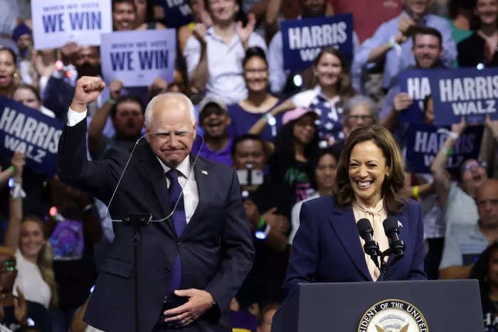 The Harris-Walz campaign's camo hat is another stroke of Gen Z marketing genius        | Business Insider India